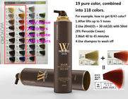Langlebiges Ammoniak-freie Haarfärbemittel-Creme 19 basierte Farben 260ml für Salon