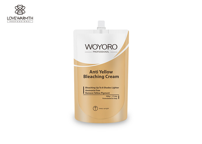 Ammoniak-freie gelbe AntiEnthaarungscreme, sicheres Platin-blondes Bleichmittel