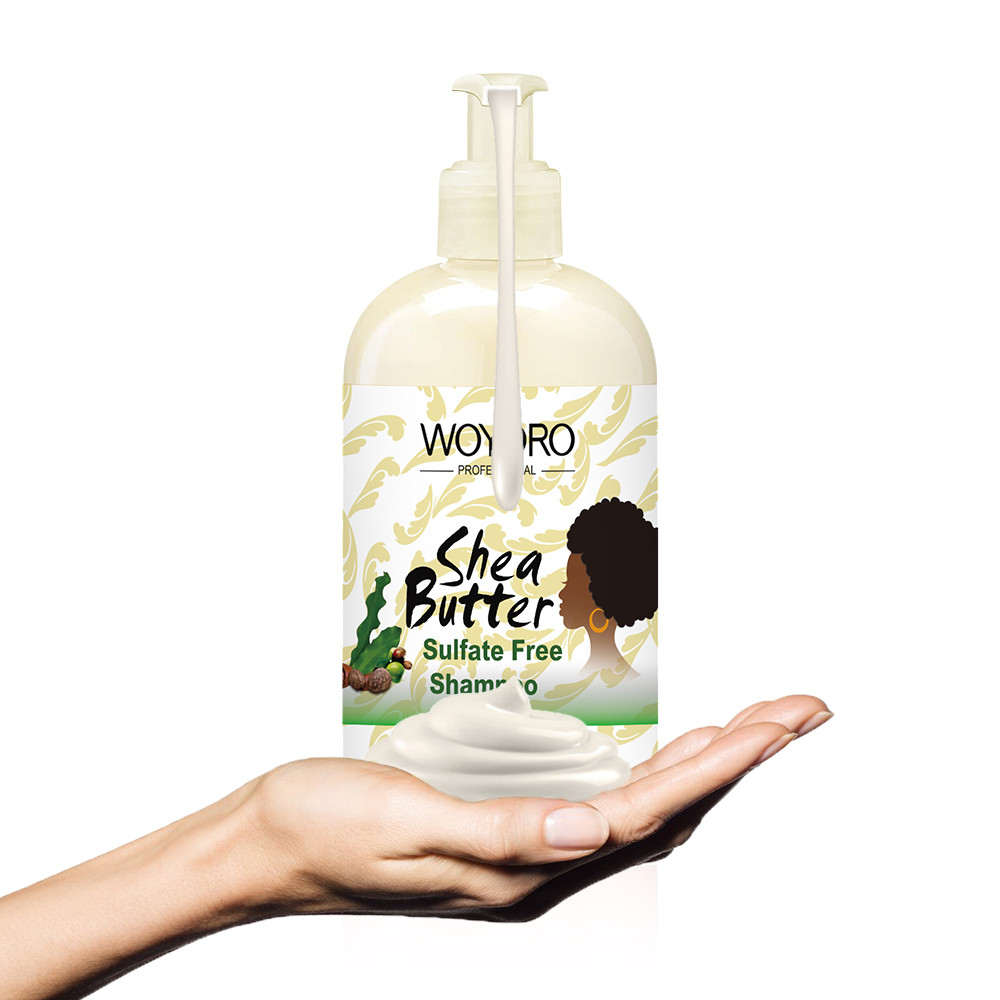 Shea Butter Sulfate Free Shampoo für gelocktes Haar-trockene Kopfhaut