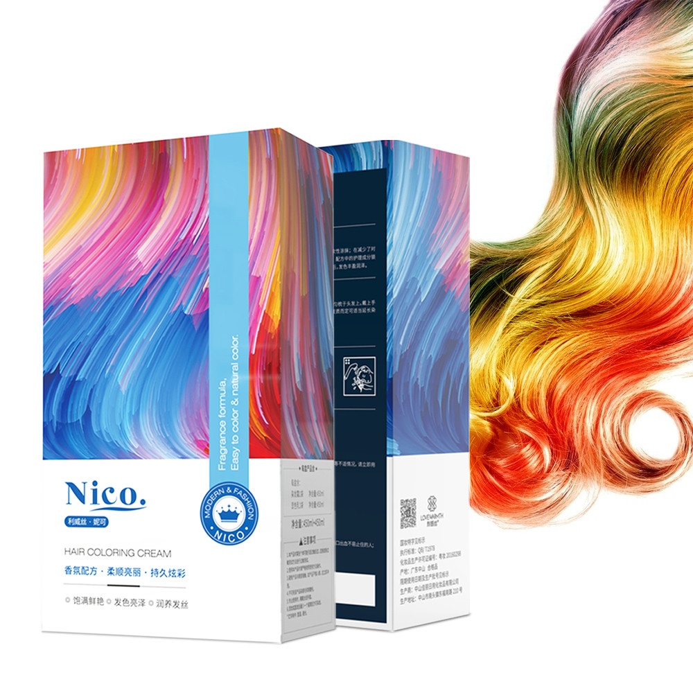 dauerhafte Haar-Farbkundengebundenes Sahnelogo des Schwarz-450ml