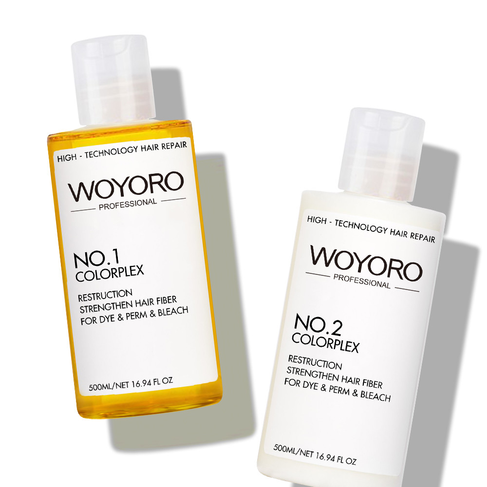WOYORO-Haar Colorplex legte Behandlung für gefärbtes Permed blich Haar-Wiederherstellungs-glänzendes glattes